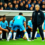 Tactical Substitution**

"A professional football coach making a substitution during a tense match. The scene is a bustling stadium, fully clothed players, appropriate attire, focused expression. Safe for work, perfect anatomy, natural proportions, dynamic composition, professional sports photography, modest clothing, family-friendly."

**